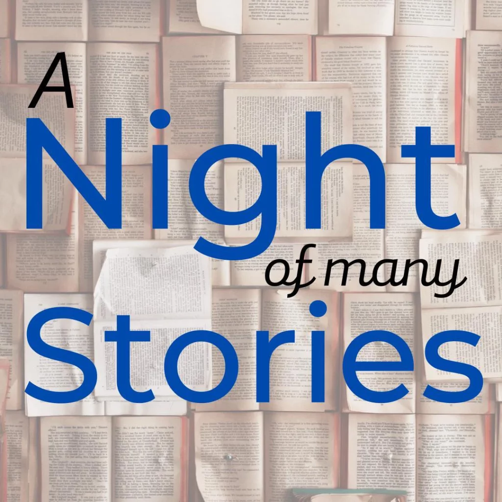 A Night of Many Stories Graphic by Kim Sherman-Labrum